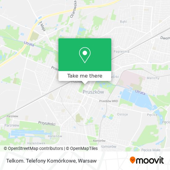 Telkom. Telefony Komórkowe map