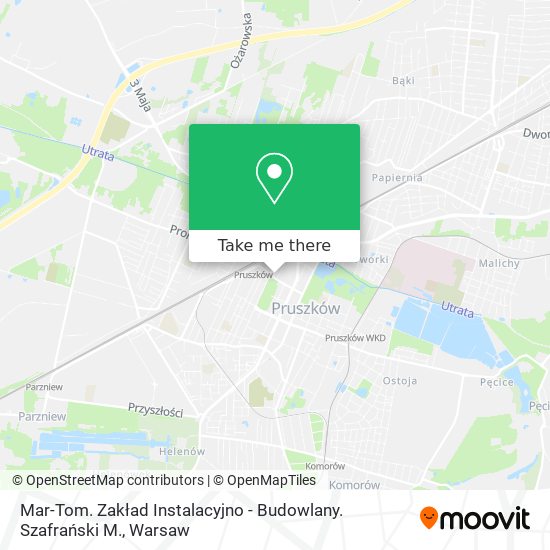 Mar-Tom. Zakład Instalacyjno - Budowlany. Szafrański M. map