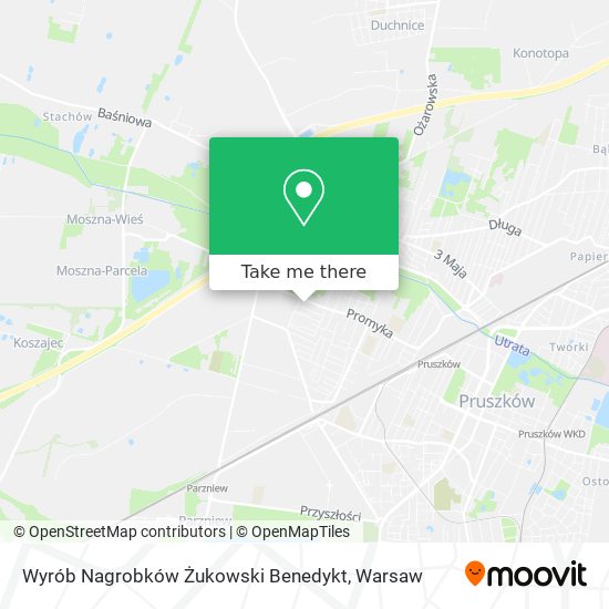 Wyrób Nagrobków Żukowski Benedykt map