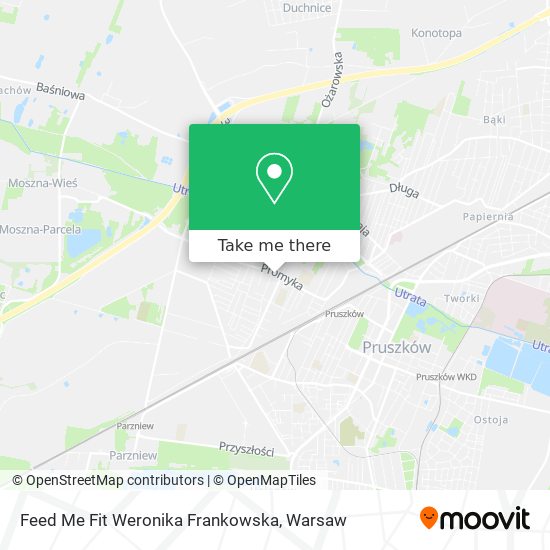 Feed Me Fit Weronika Frankowska map