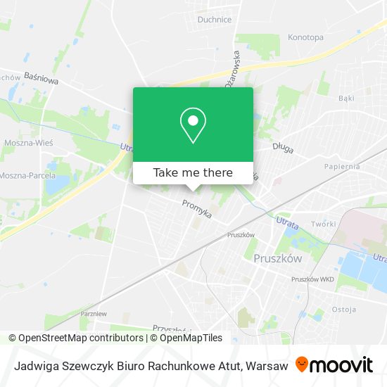 Jadwiga Szewczyk Biuro Rachunkowe Atut map