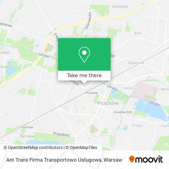 Карта Ant Trans Firma Transportowo Usługowa