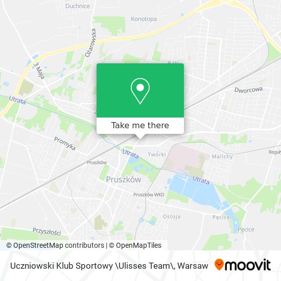 Uczniowski Klub Sportowy \Ulisses Team\ map