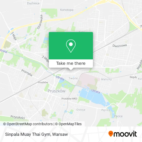 Карта Sinpala Muay Thai Gym