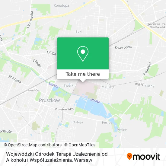 Wojewódzki Ośrodek Terapii Uzależnienia od Alkoholu i Współuzależnienia map