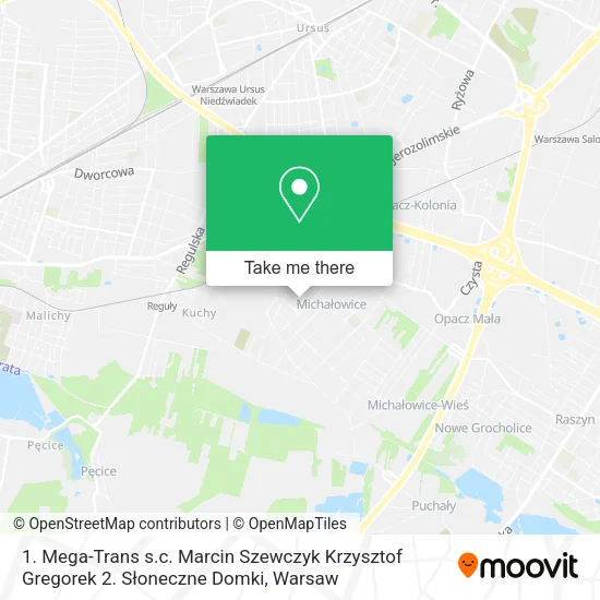 Карта 1. Mega-Trans s.c. Marcin Szewczyk Krzysztof Gregorek 2. Słoneczne Domki