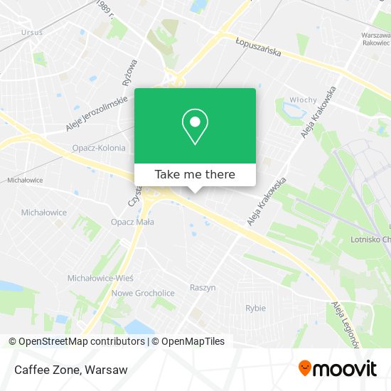 Caffee Zone map