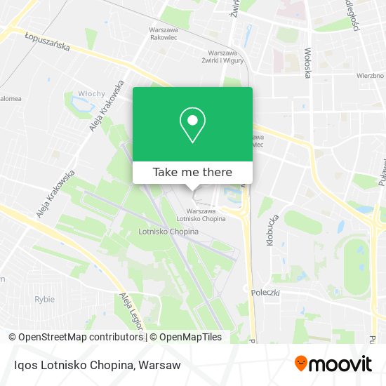 Iqos Lotnisko Chopina map