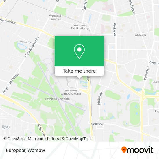 Europcar map