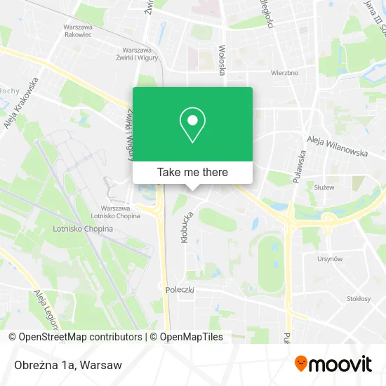 Карта Obreżna 1a