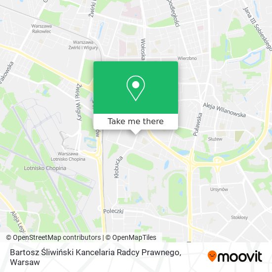 Bartosz Śliwiński Kancelaria Radcy Prawnego map