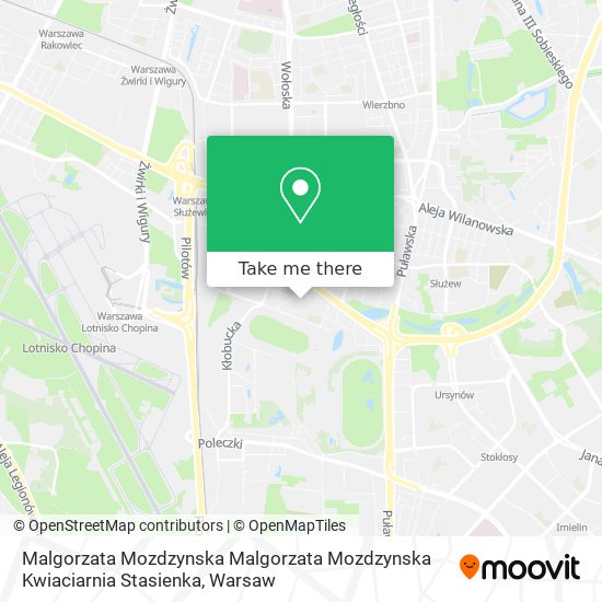 Malgorzata Mozdzynska Malgorzata Mozdzynska Kwiaciarnia Stasienka map