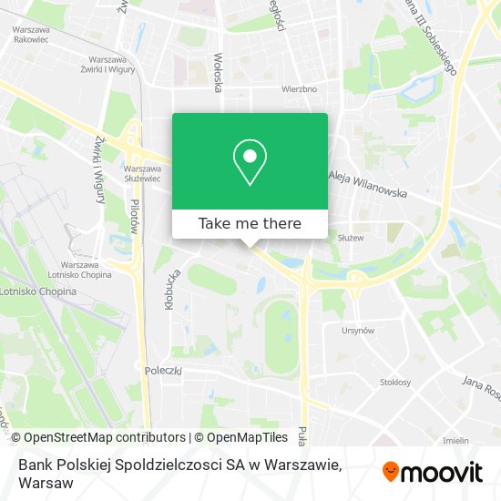 Bank Polskiej Spoldzielczosci SA w Warszawie map