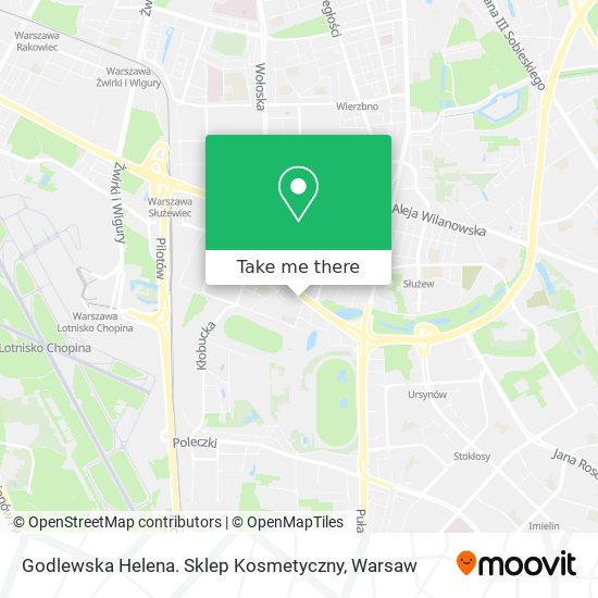 Godlewska Helena. Sklep Kosmetyczny map