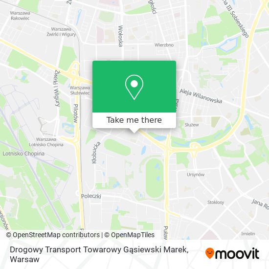 Drogowy Transport Towarowy Gąsiewski Marek map