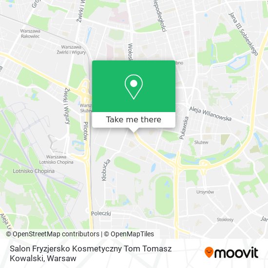 Salon Fryzjersko Kosmetyczny Tom Tomasz Kowalski map