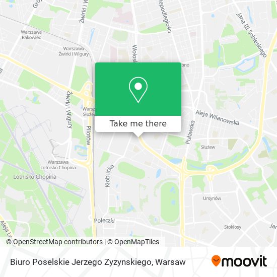 Biuro Poselskie Jerzego Zyzynskiego map