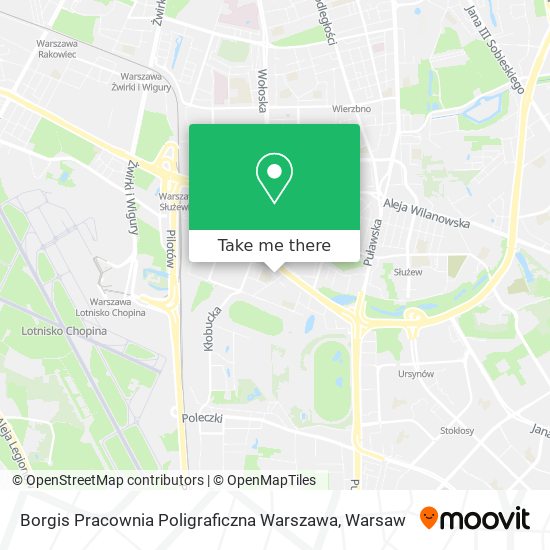 Карта Borgis Pracownia Poligraficzna Warszawa