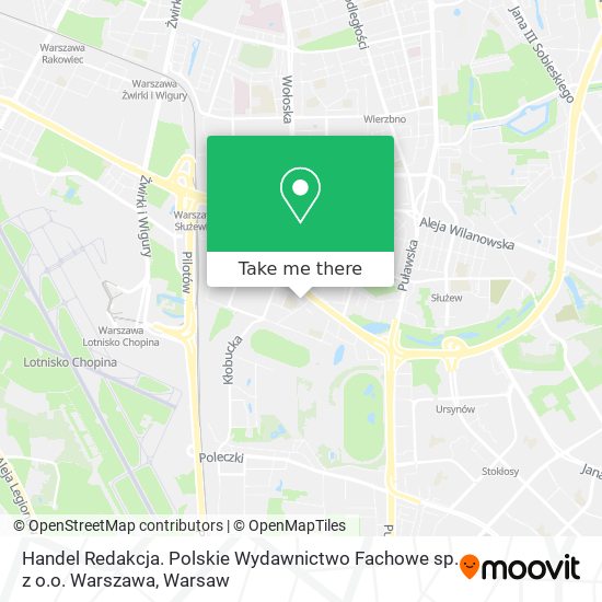 Handel Redakcja. Polskie Wydawnictwo Fachowe sp. z o.o. Warszawa map