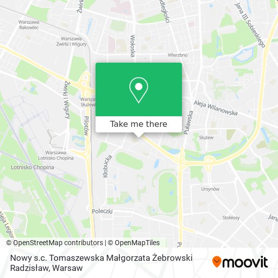 Nowy s.c. Tomaszewska Małgorzata Żebrowski Radzisław map