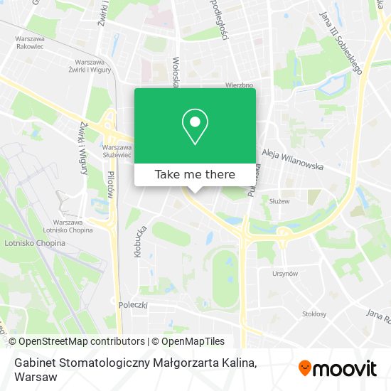 Gabinet Stomatologiczny Małgorzarta Kalina map