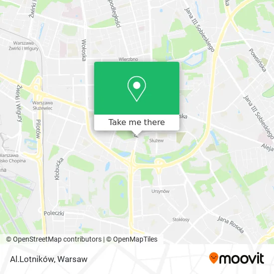 Al.Lotników map