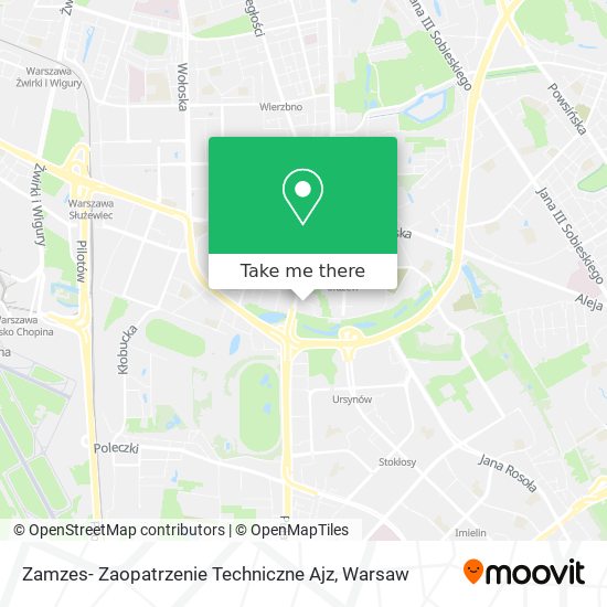 Zamzes- Zaopatrzenie Techniczne Ajz map