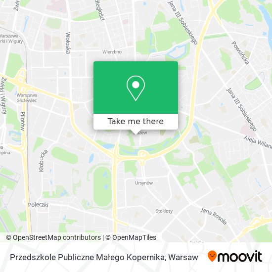 Карта Przedszkole Publiczne Małego Kopernika