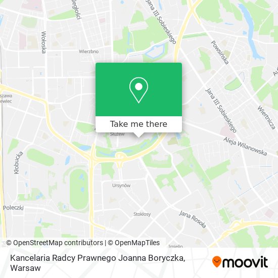 Kancelaria Radcy Prawnego Joanna Boryczka map