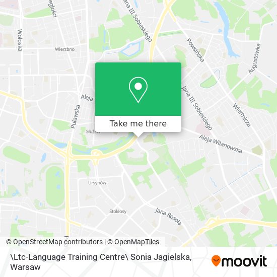 Карта \Ltc-Language Training Centre\ Sonia Jagielska