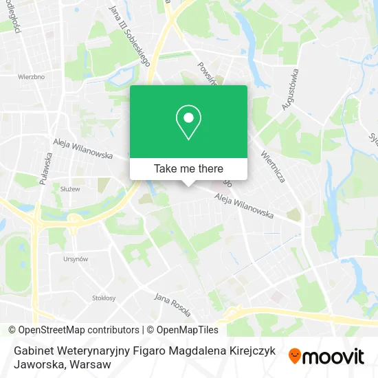 Карта Gabinet Weterynaryjny Figaro Magdalena Kirejczyk Jaworska