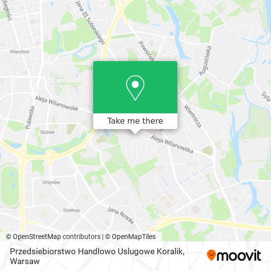 Przedsiebiorstwo Handlowo Uslugowe Koralik map