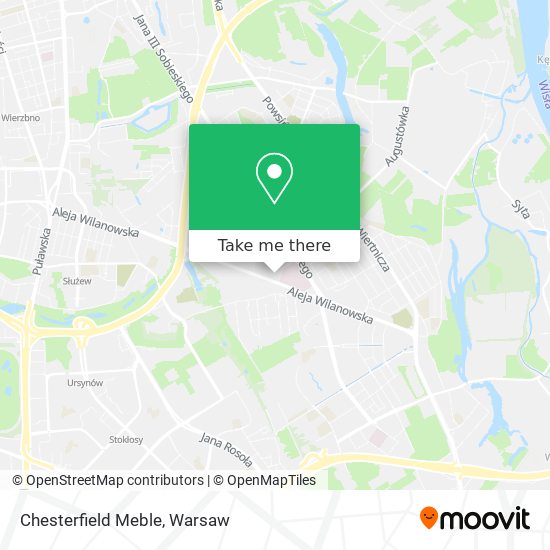 Chesterfield Meble map