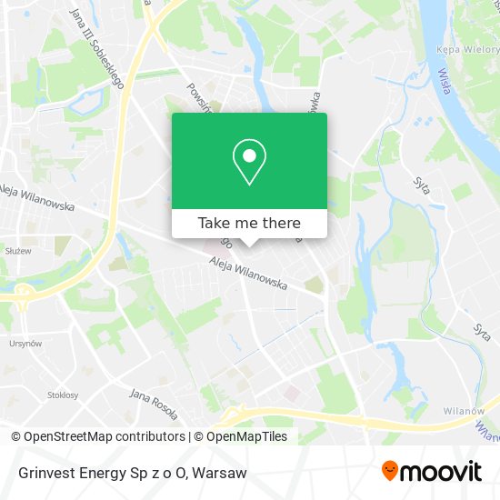 Grinvest Energy Sp z o O map