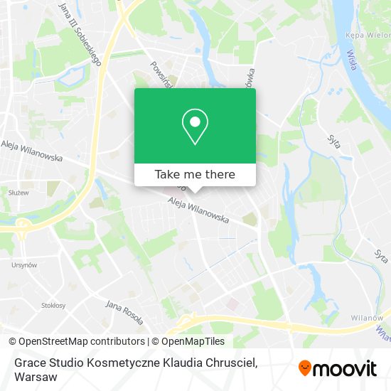 Grace Studio Kosmetyczne Klaudia Chrusciel map