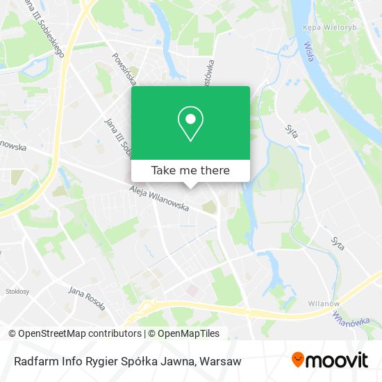 Radfarm Info Rygier Spółka Jawna map