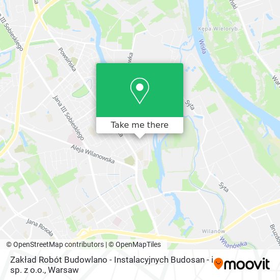 Zakład Robót Budowlano - Instalacyjnych Budosan - i sp. z o.o. map