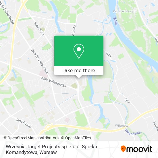 Września Target Projects sp. z o.o. Spółka Komandytowa map