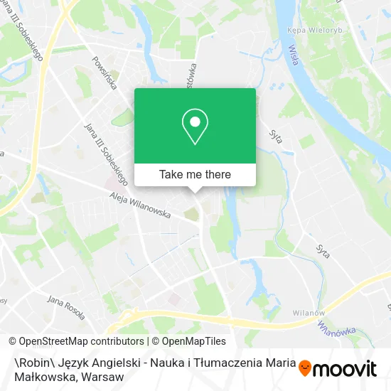 \Robin\ Język Angielski - Nauka i Tłumaczenia Maria Małkowska map