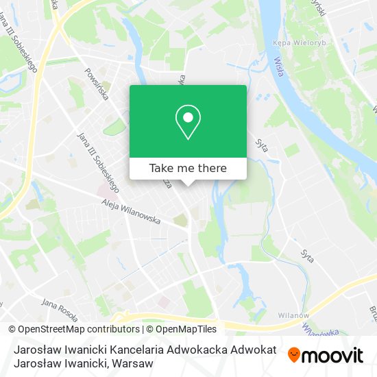 Jarosław Iwanicki Kancelaria Adwokacka Adwokat Jarosław Iwanicki map