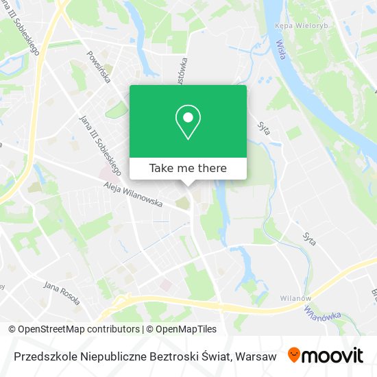 Przedszkole Niepubliczne Beztroski Świat map