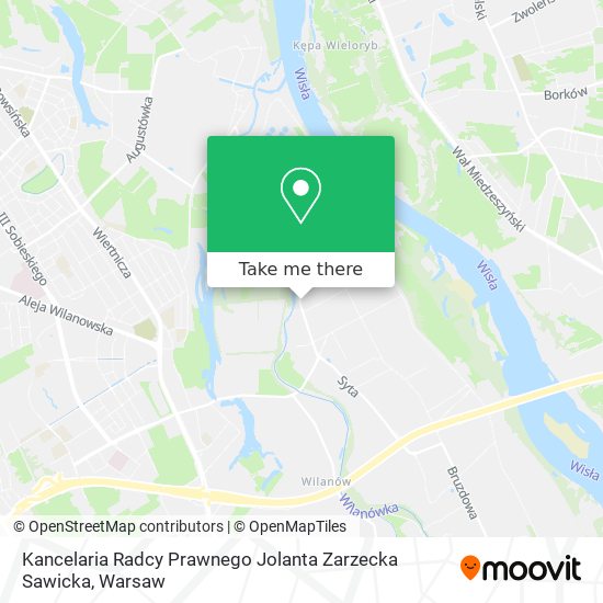 Kancelaria Radcy Prawnego Jolanta Zarzecka Sawicka map