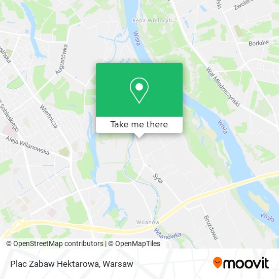 Plac Zabaw Hektarowa map