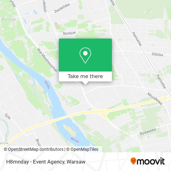 H8mnday - Event Agency map