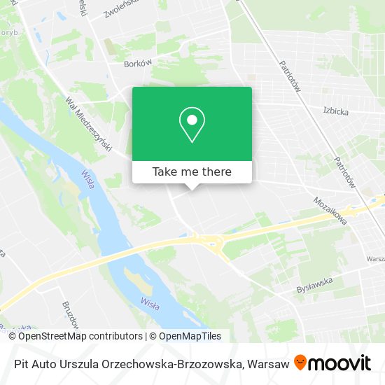 Pit Auto Urszula Orzechowska-Brzozowska map