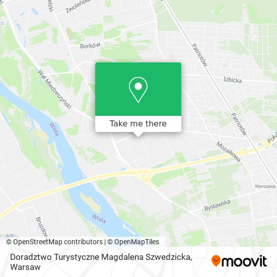 Doradztwo Turystyczne Magdalena Szwedzicka map