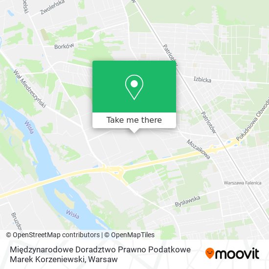 Międzynarodowe Doradztwo Prawno Podatkowe Marek Korzeniewski map