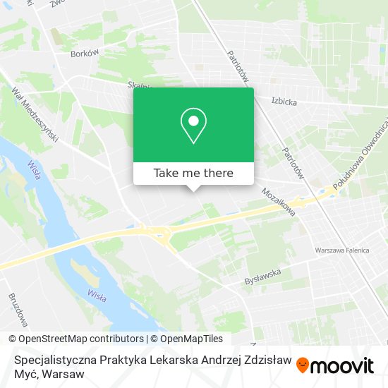 Specjalistyczna Praktyka Lekarska Andrzej Zdzisław Myć map