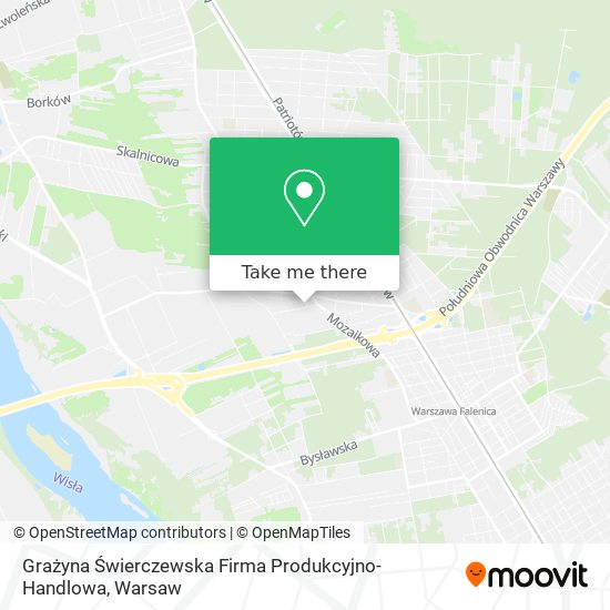 Grażyna Świerczewska Firma Produkcyjno-Handlowa map