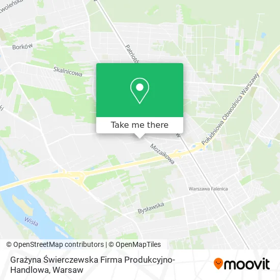 Карта Grażyna Świerczewska Firma Produkcyjno-Handlowa